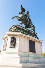 Fototapeta na wymiar Statue of Archduke Charles on Heldenplatz, Vienna