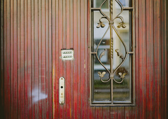 Fototapeta premium The old vintage wooden doors