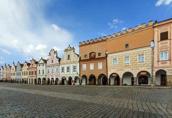 Fototapeta na wymiar Telc, Czech Republic - Unesco city