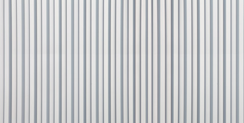 White corrugated metal background and texture surface.
