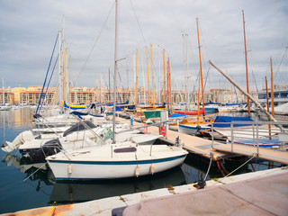 Fototapeta premium Yacht port, Marseille