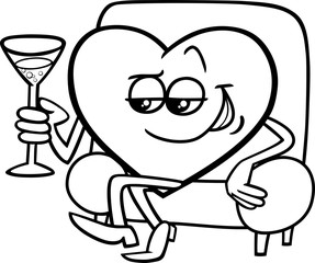 valentine heart character