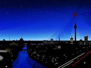 Fototapeta premium Berlin City Line