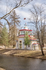 Creaking (Chinese) Summer-House in the Catherine park in Pushkin (Tsarskoe Selo), St.Petersburg,...