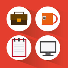 Office icons desgin 