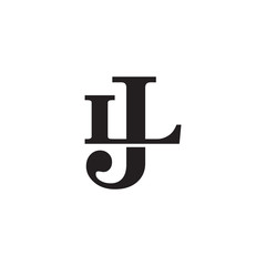 Letter L and J monogram logo