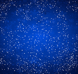 Blue Christmas Background Snow