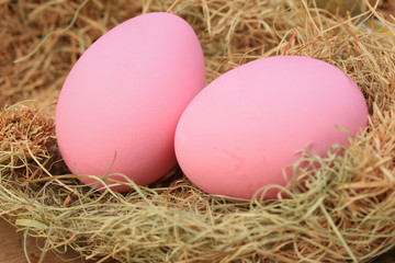 pink pickled preserved egg