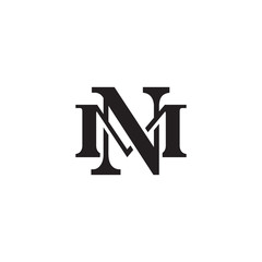 Letter M and N monogram logo