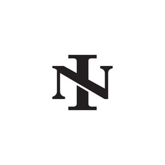 Letter N and I monogram logo