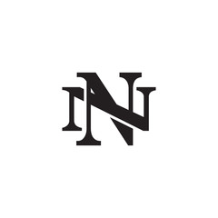 Letter N and N monogram logo