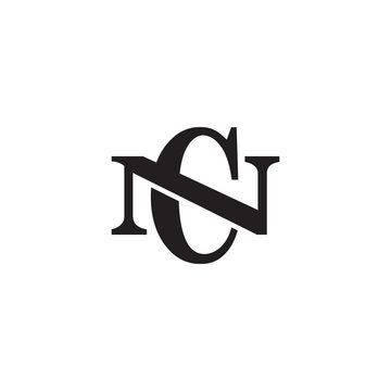 Letter N and C monogram logo