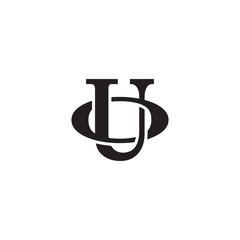 Letter O and U monogram logo