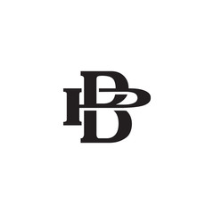 Letter P and B monogram logo