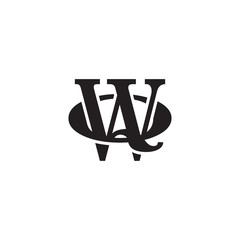 Letter Q and W monogram logo