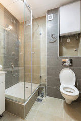 Interior of a hotel bathroom