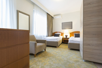 Interior of a hotel apartment