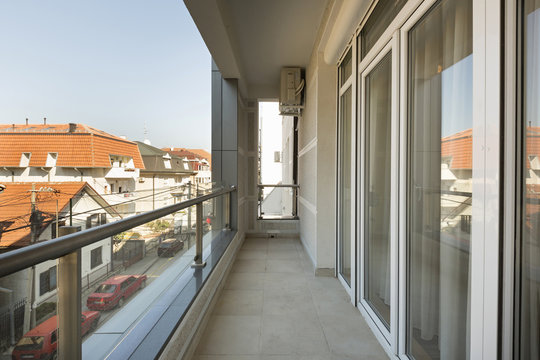 Terrace with a view in specious apartment