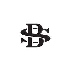 Letter S and B monogram logo