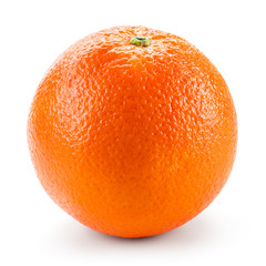 Orange fruit isolated on white