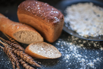 Bread composition with wheats