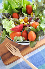 colorful mixed salad