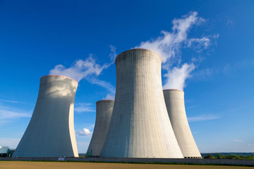 Nuclear power plant Dukovany in Czech Republic Europe