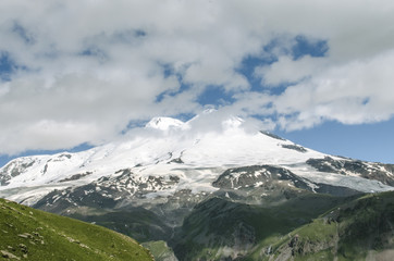 Clouds on Elbrus