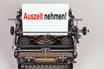 auszeit
