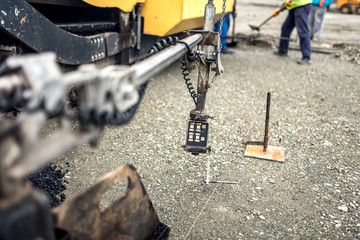 guidance system of asphalting machinery, industrial asphalt layers