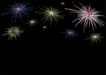 Fototapeta premium feu d'artifices