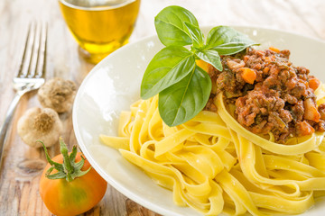 Tagliatelle Caserecce al ragù, Italian Food