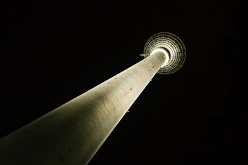 The TV tower in Berlin, Germany