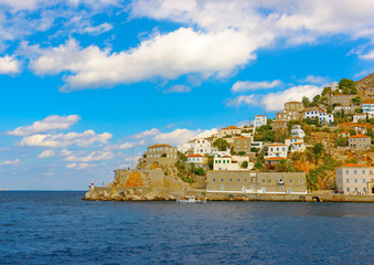 Fototapeta na wymiar At Hydra island in Greece