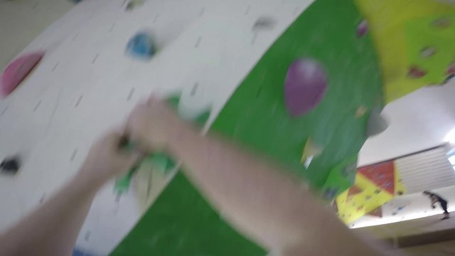 Bouldern aus der Ego-Perspektive