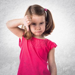 Kid doing bad signal