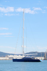 Fototapeta premium The image of a sailboat