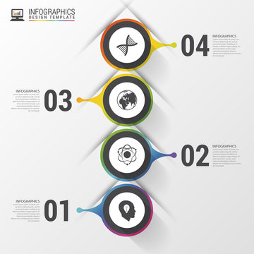 Infographic timeline. Business concept. Modern design template. Vector illustration