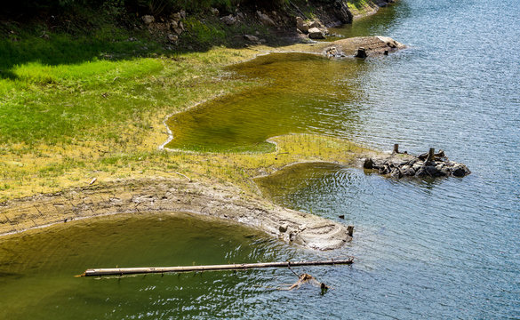 Bolboci Lake - located in Carpathians Mountains in Romania