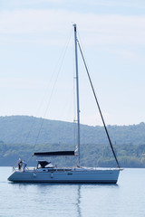 Naklejka premium The image of a sailboat