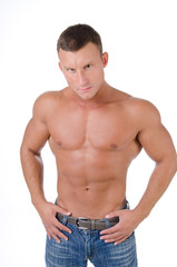 Fototapeta premium Men's health problems. Headache and stress. Impotence.