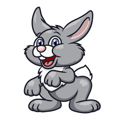 Obraz na płótnie Canvas Cute smiling rabbit 2
