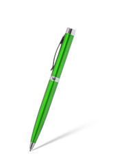 Red pen isolated on white