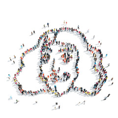 people  shape  man cartoon