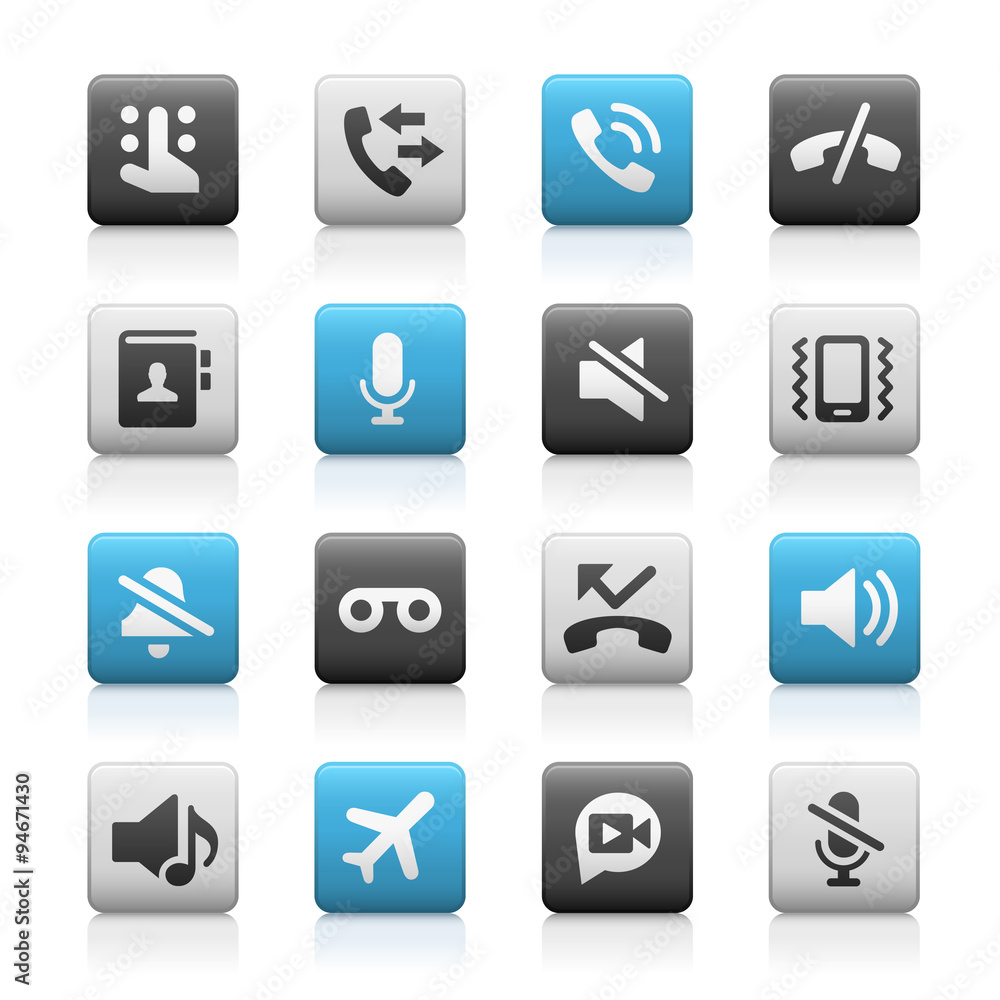Poster web and mobile icons 1 // matte series