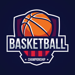 Basketball Logo, American Logo Sport