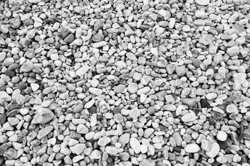 Piedras en blanco y negro