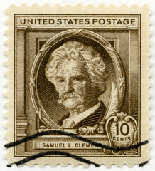 USA - 1940: Samuel Langhorne Clemens  Mark Twain (1835-1910)