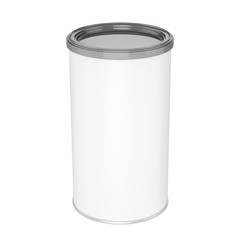 Tin Can with plastic cap - mock up