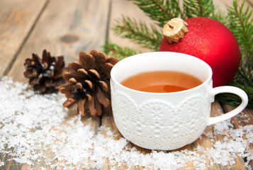 Hot christmas tea
